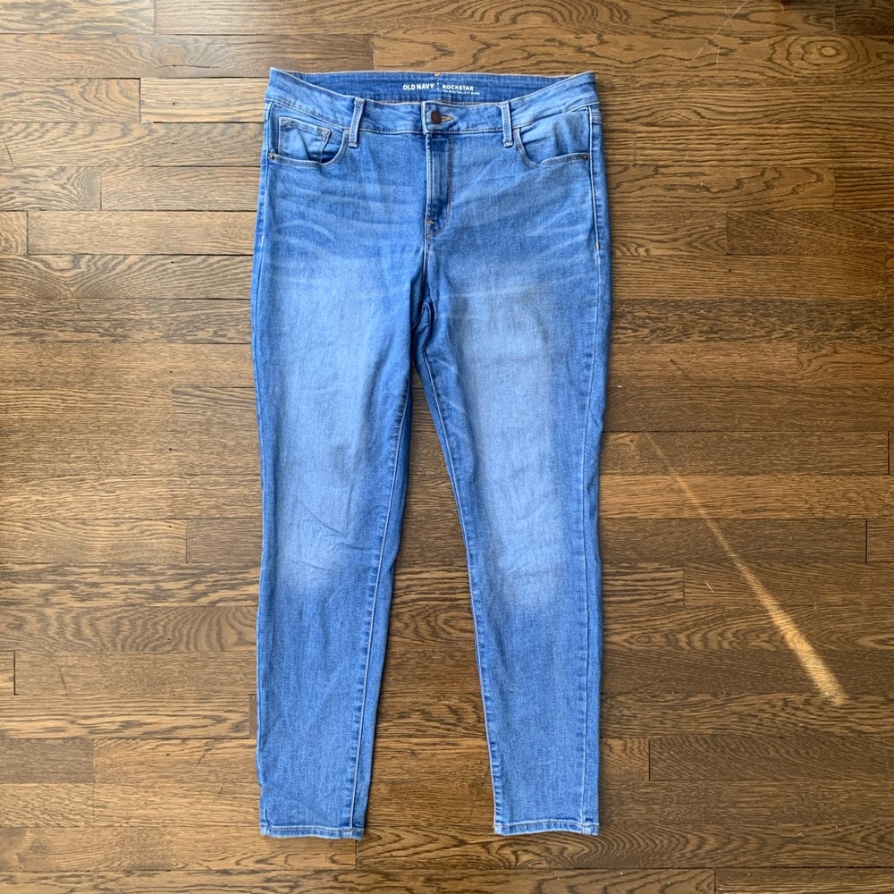 Old Navy Mid Rise Rockstar Jeans